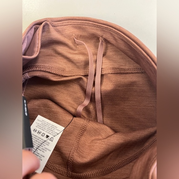 Nike Running Fast Mid Rise Dri-Fit Tights in Mauve XS - Picture 12 of 12